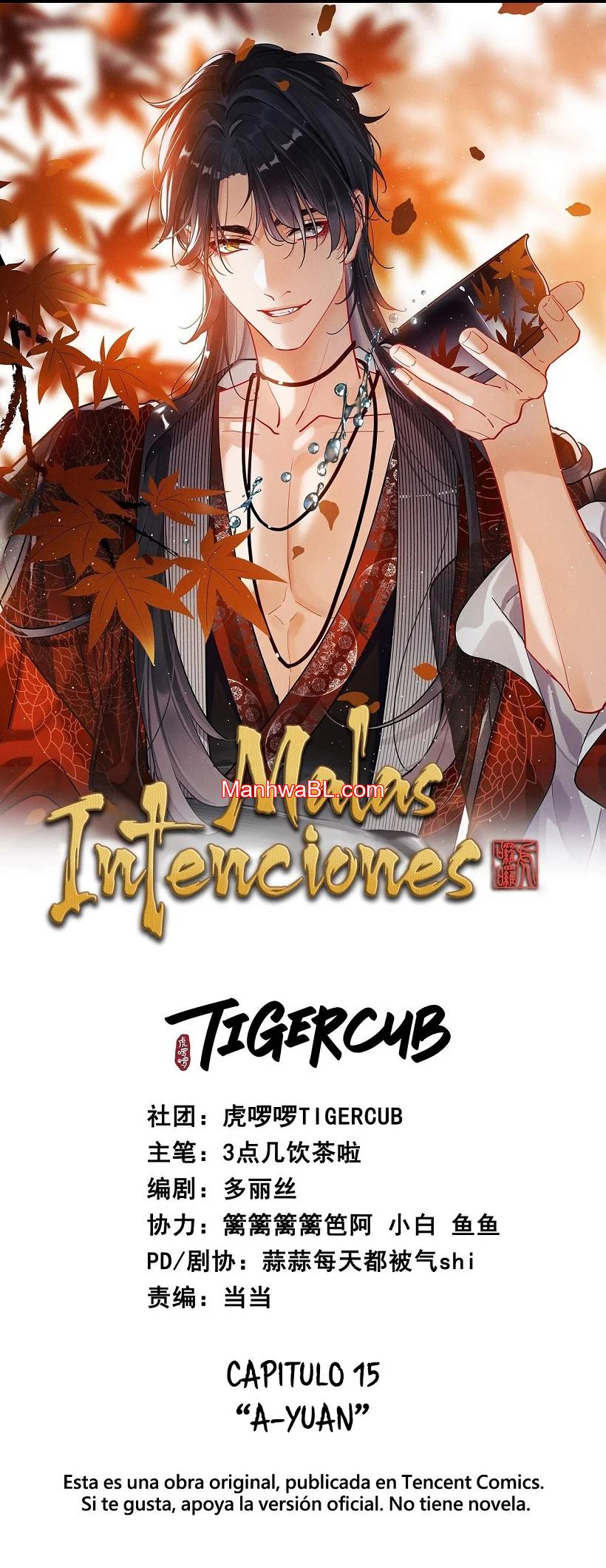 Malas intenciones - Capítulo 15 manhwa
