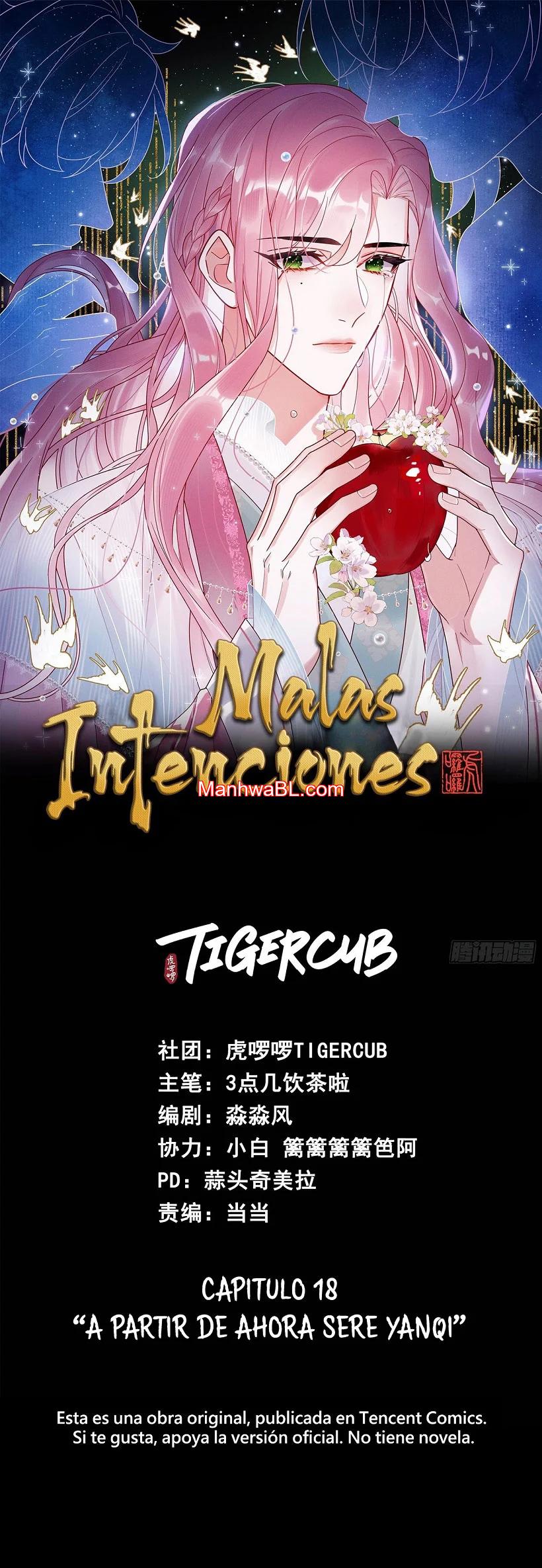 Malas intenciones - Capítulo 18 manhwa
