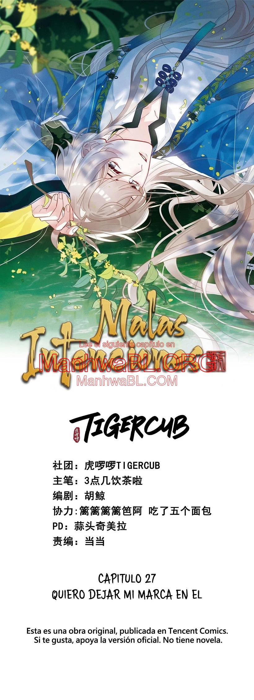 Malas intenciones - Capítulo 27 manhwa