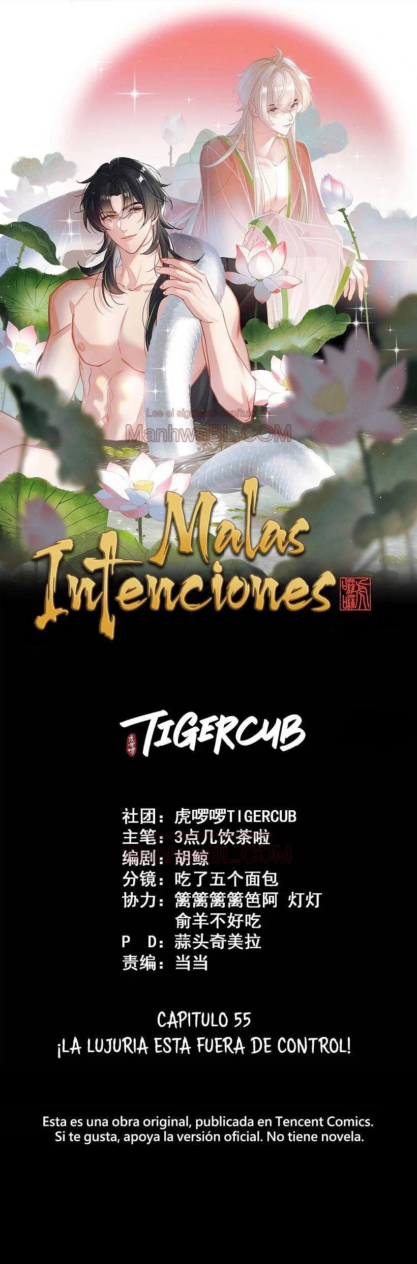 Malas intenciones - Capítulo 55 manhwa