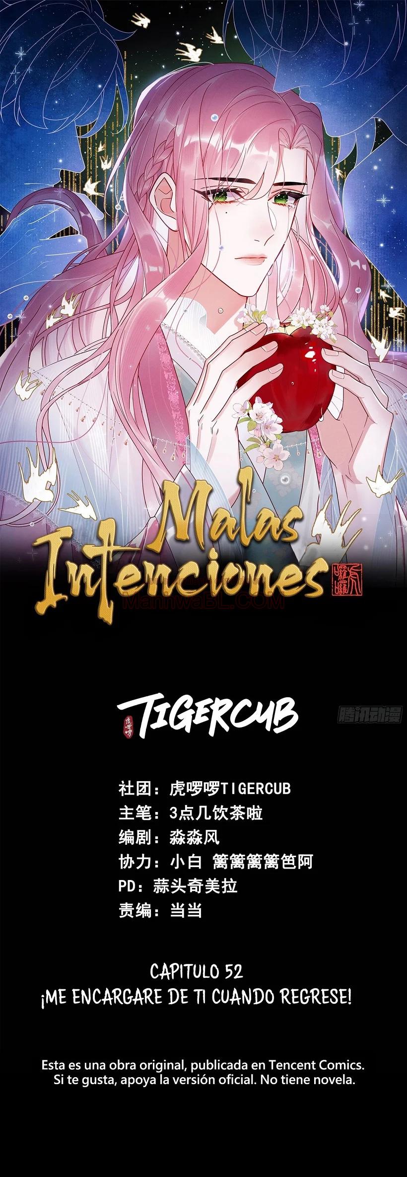 Malas intenciones - Capítulo 52 manhwa