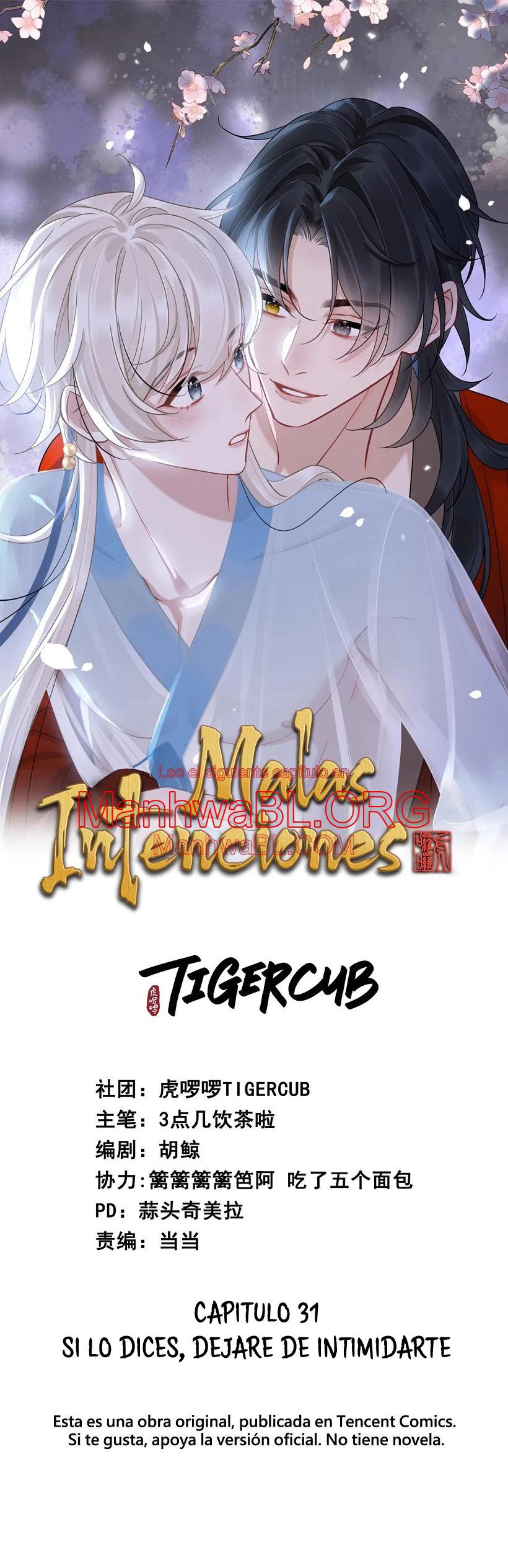 Malas intenciones - Capítulo 31 manhwa