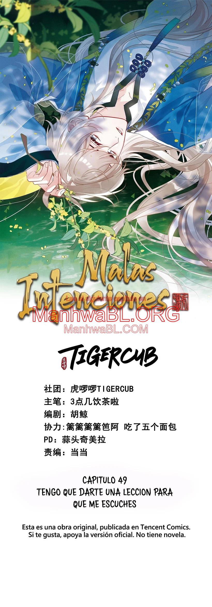 Malas intenciones - Capítulo 49 manhwa