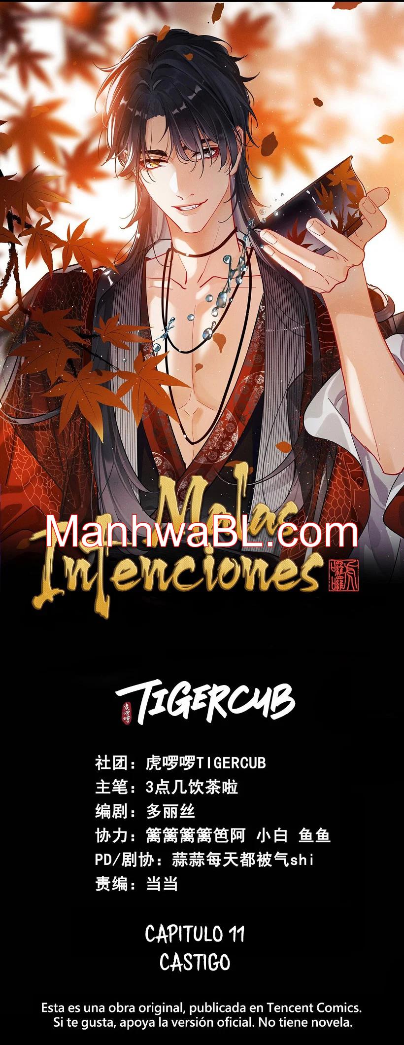 Malas intenciones - Capítulo 11 manhwa