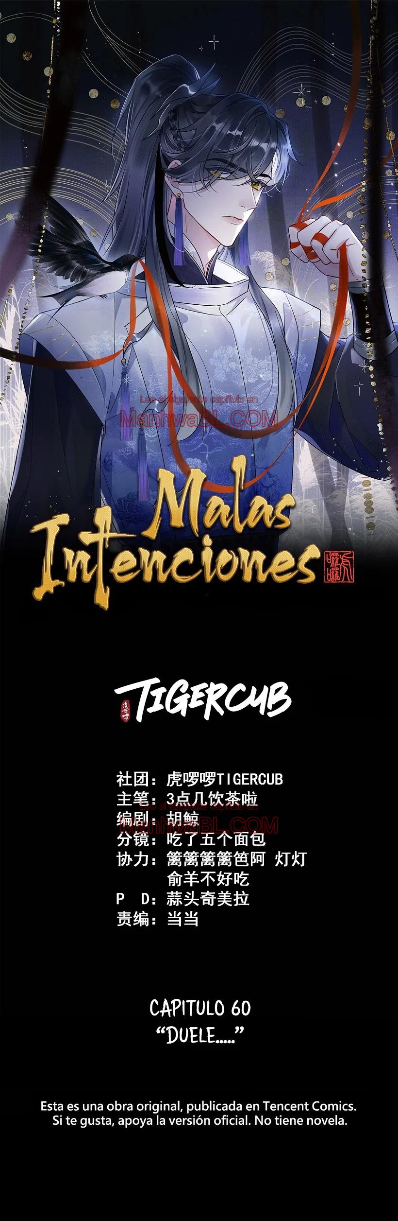Malas intenciones - Capítulo 60 manhwa