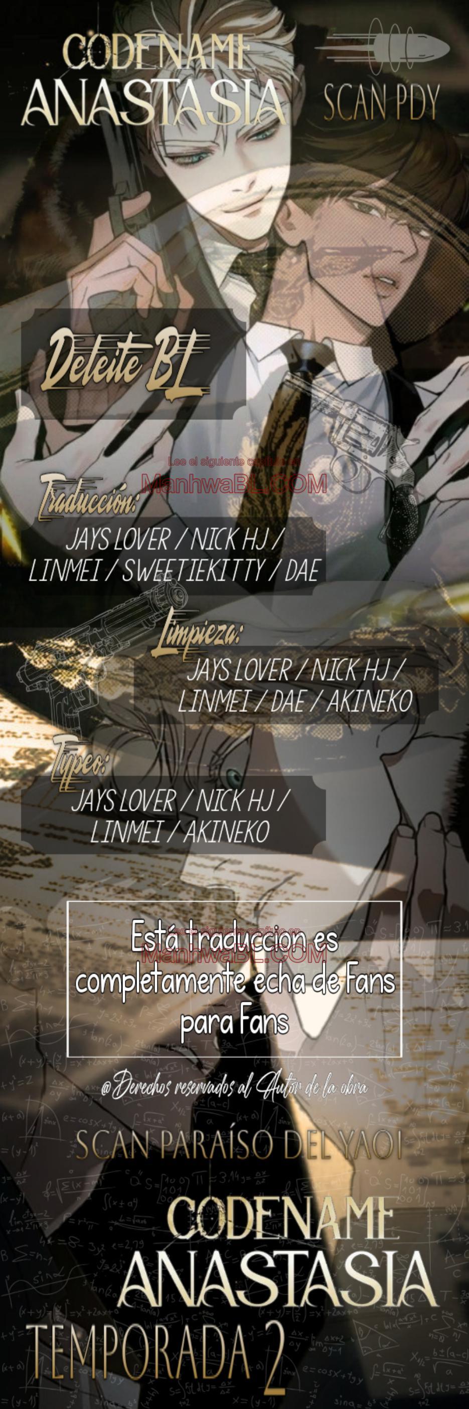 Manhwa BL Español – Leer Yaoi Online Gratis en es.mi2manga.com Codename Anastasia - Capítulo 58 manhwa