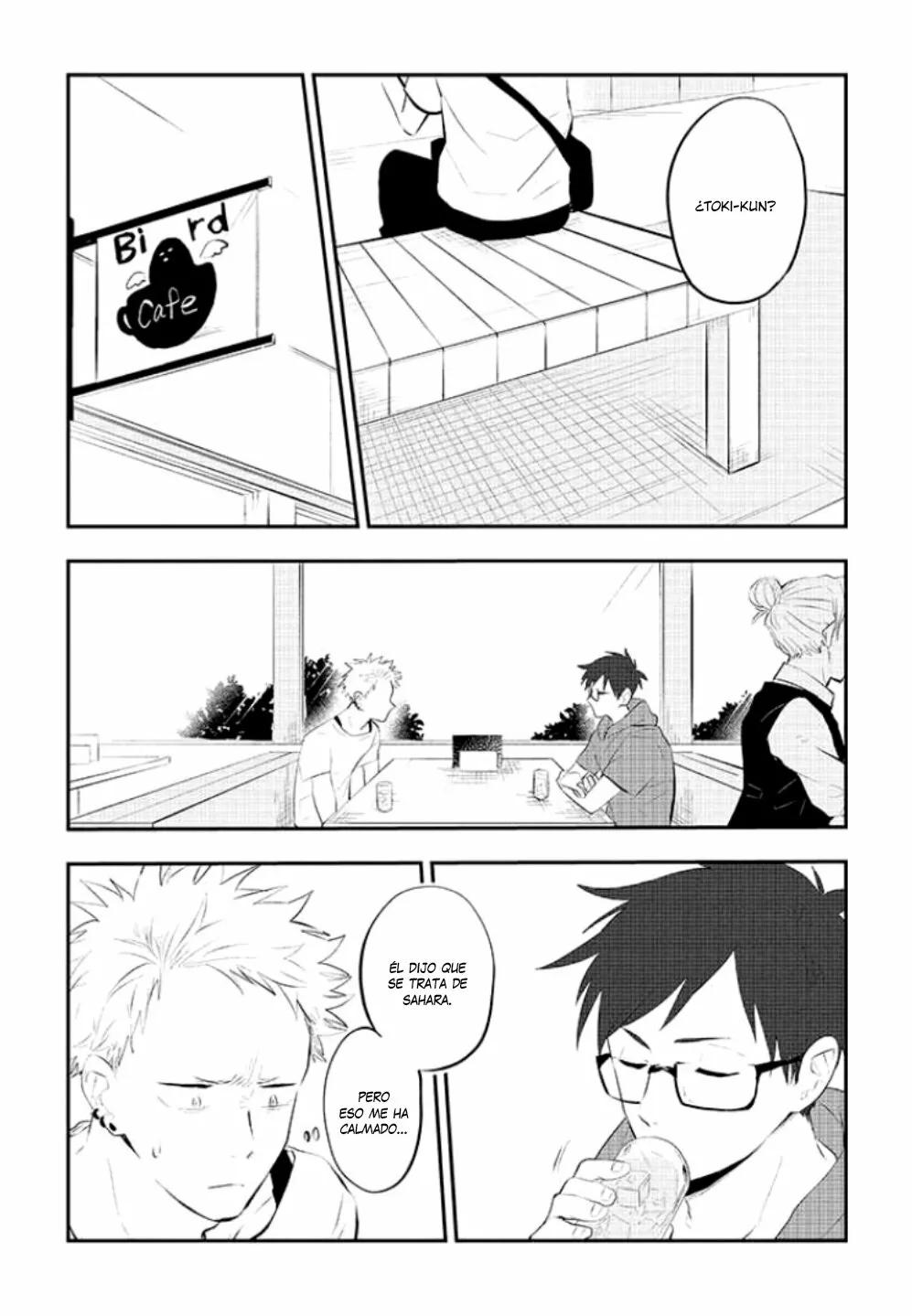 Sahara-sensei to Toki-kun - Capítulo 8 manhwa