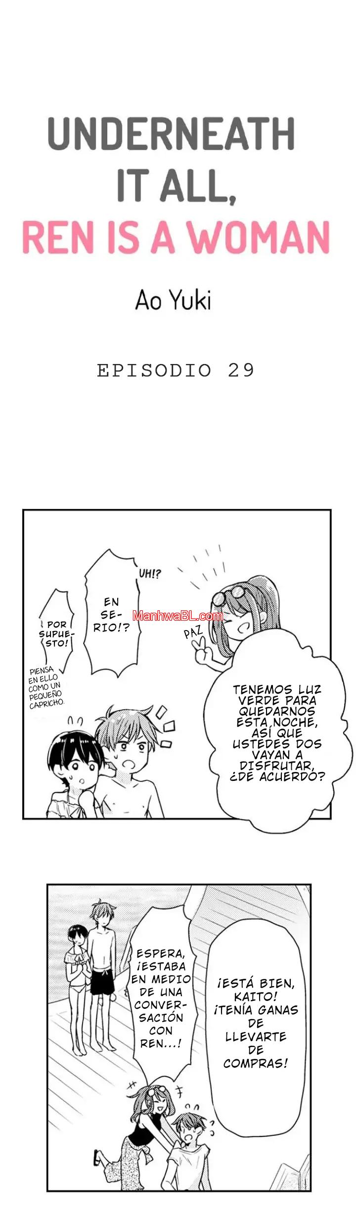 Ren-kun wa Muitara Onnanoko - Capítulo 29 manhwa