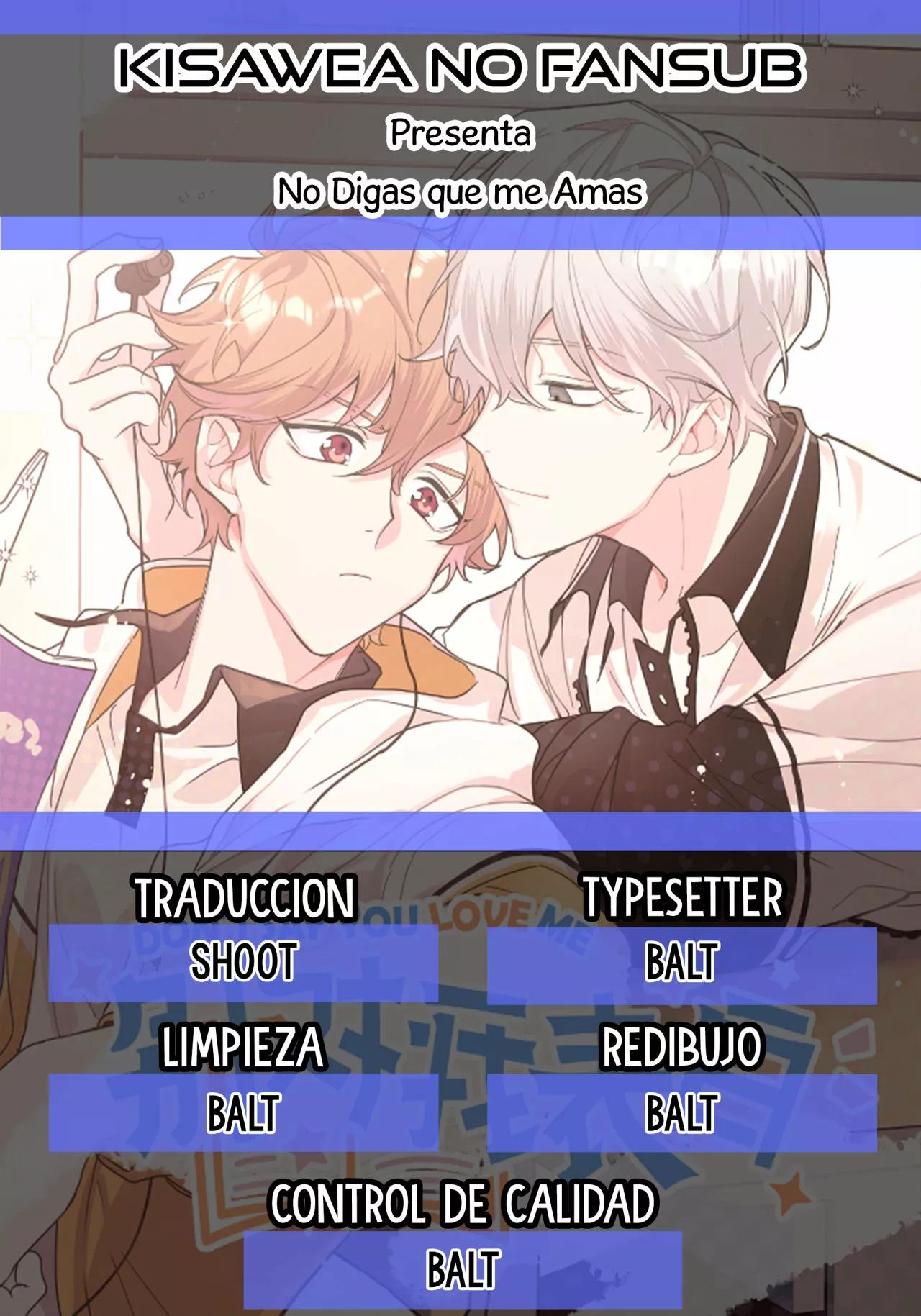 No digas que me amas - Capítulo 34 manhwa