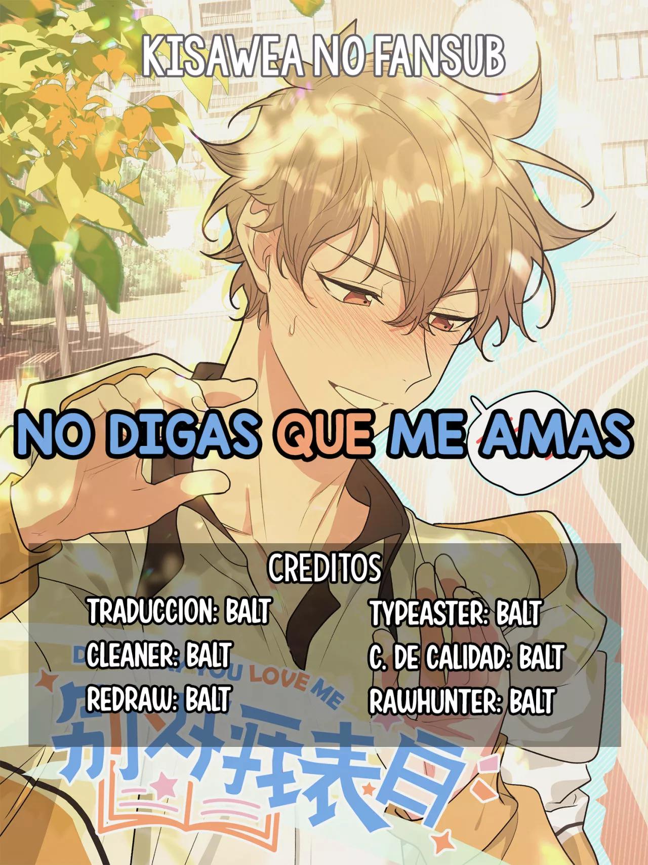 No digas que me amas - Capítulo 65 manhwa
