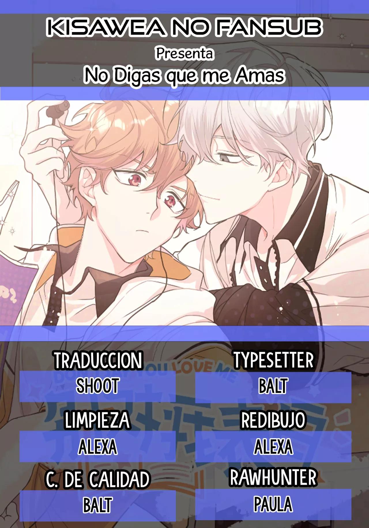 No digas que me amas - Capítulo 42 manhwa