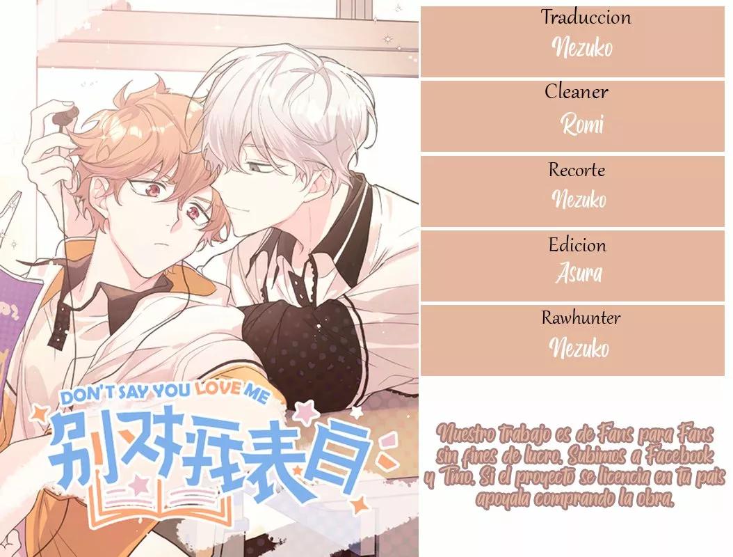 No digas que me amas - Capítulo 8 manhwa