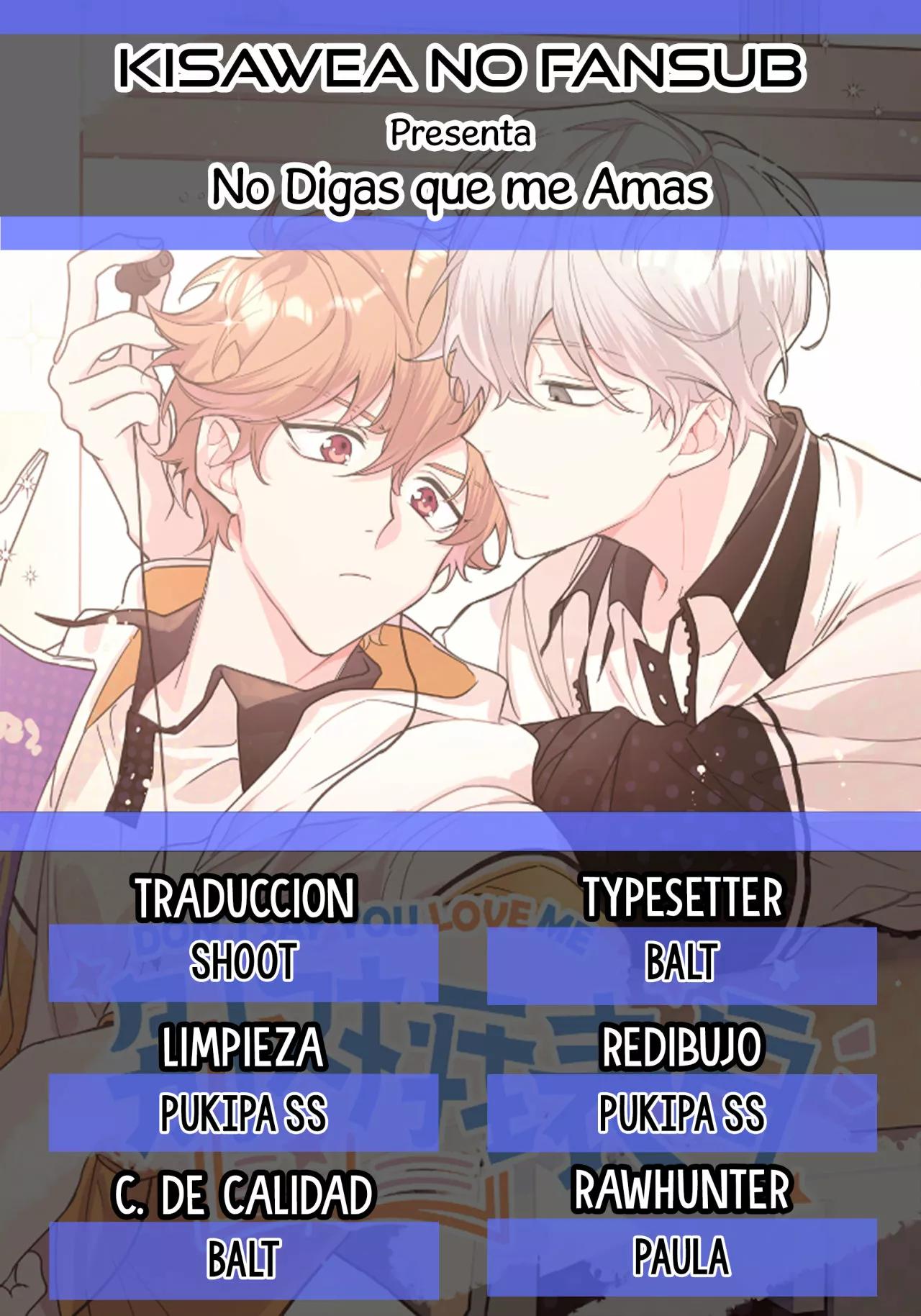 No digas que me amas - Capítulo 38 manhwa