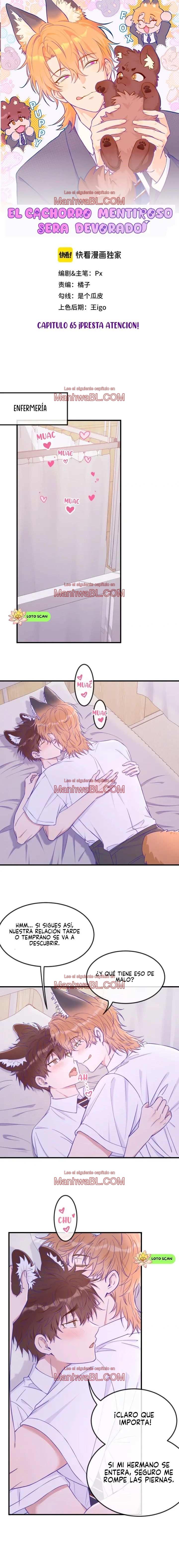 El cachorro mentiroso sera devorado - Capítulo 65 manhwa