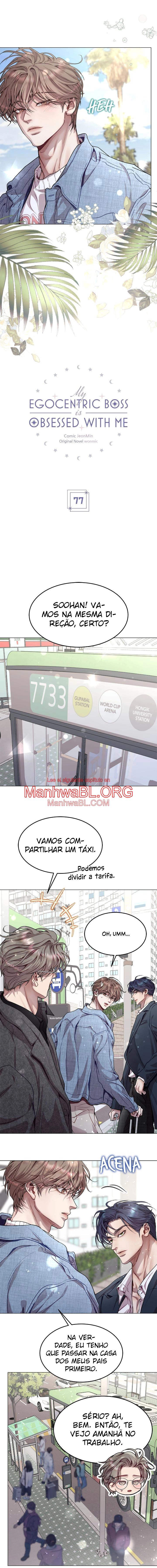My Egocentric Boss is Obsessed With Me - Capítulo 77 manhwa
