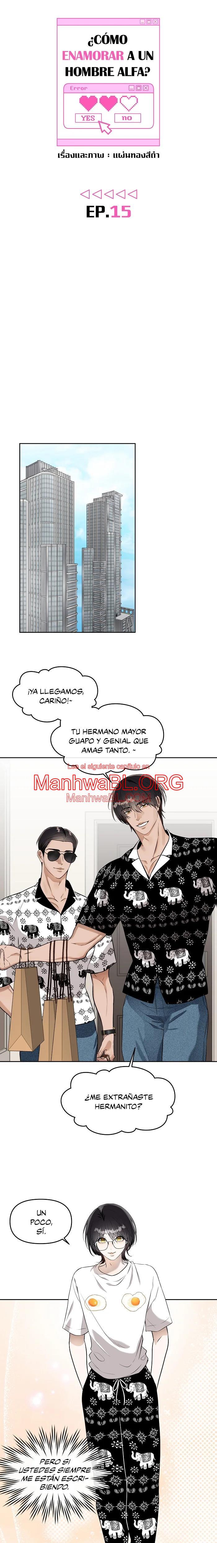 ¿Cómo enamorar a un hombre alfa? - Capítulo 15 manhwa