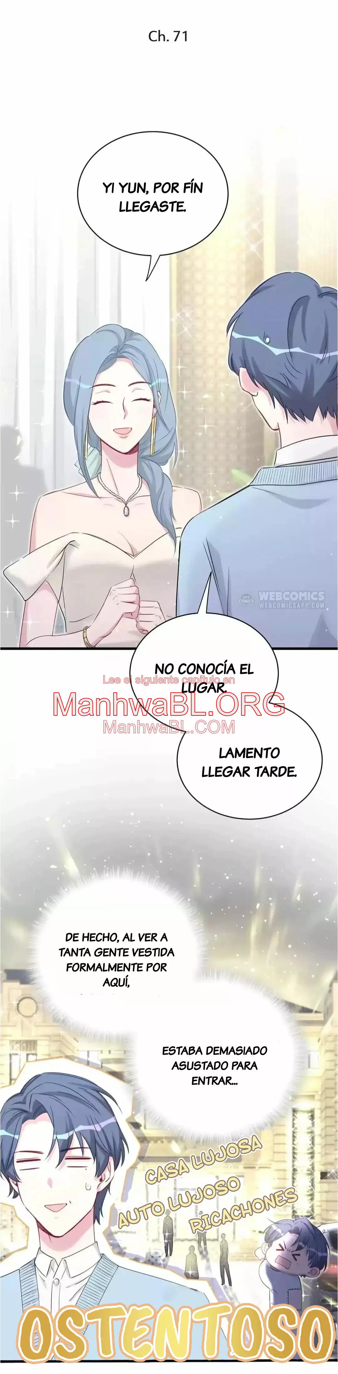 ¿De quién es el bebé? - Capítulo 71 manhwa
