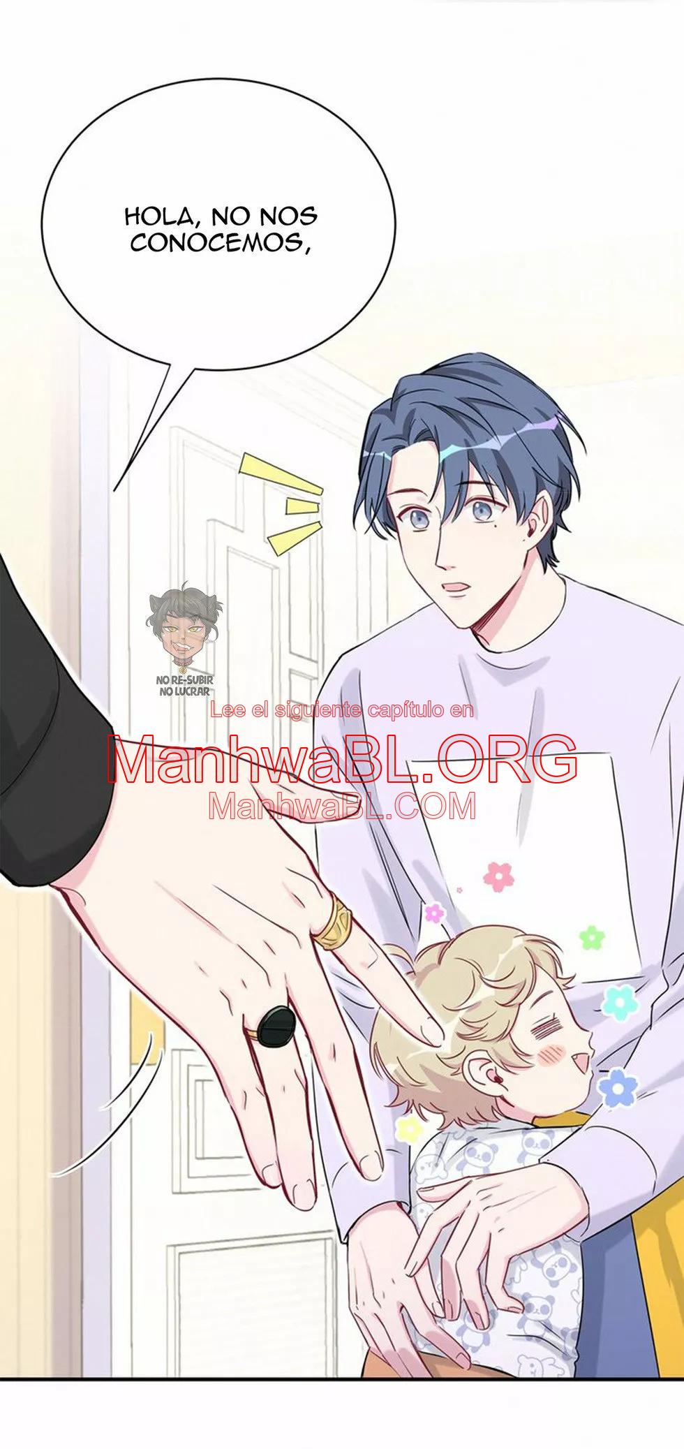 ¿De quién es el bebé? - Capítulo 40 manhwa