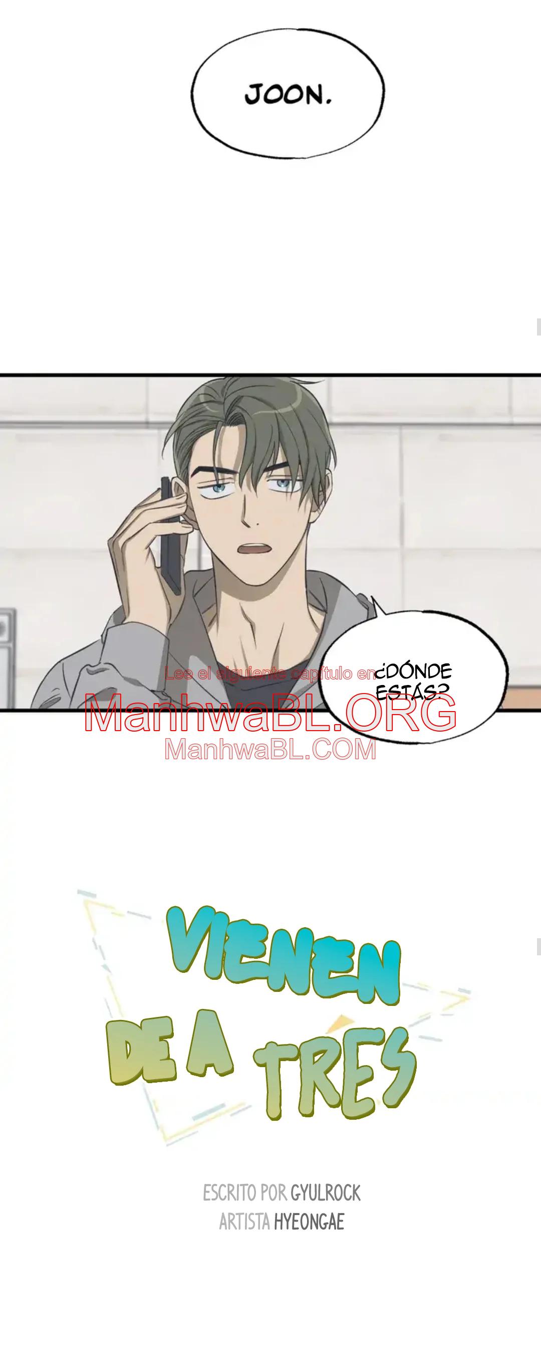 Vienen de a tres - Capítulo 1 manhwa