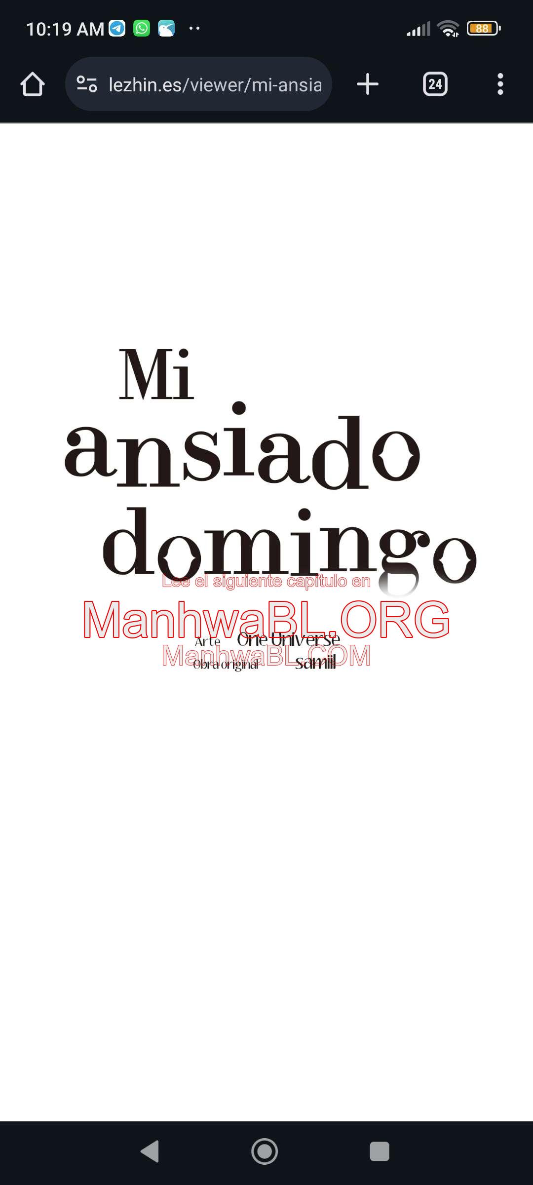 Mi ansiado domingo - Capítulo 32 manhwa