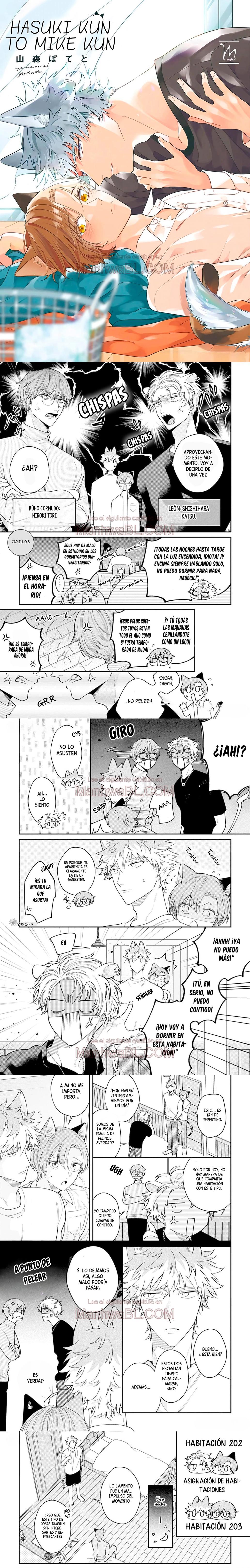 Hasuki-kun to Mike-kun - Capítulo 3 manhwa