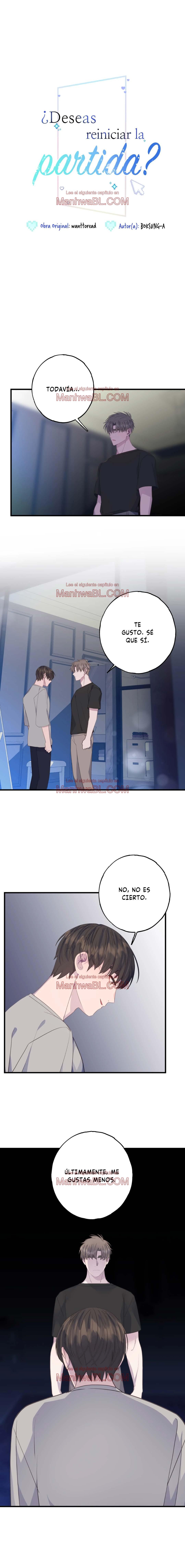 ¿Deseas reiniciar la partida? - Capítulo 49 manhwa