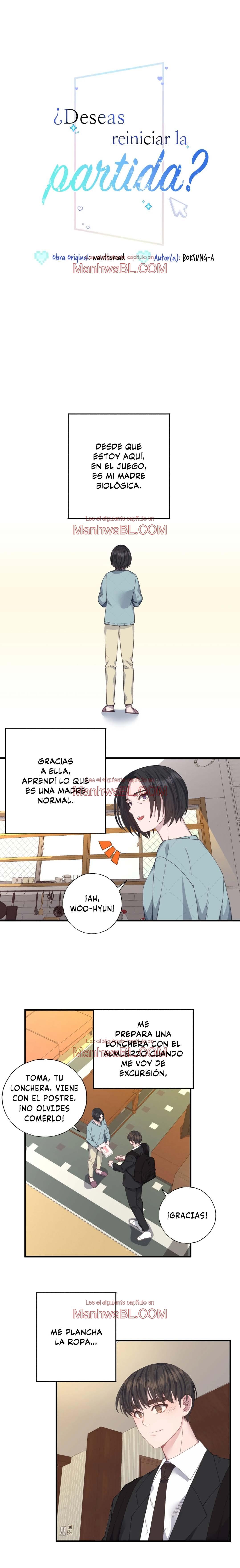 ¿Deseas reiniciar la partida? - Capítulo 35 manhwa