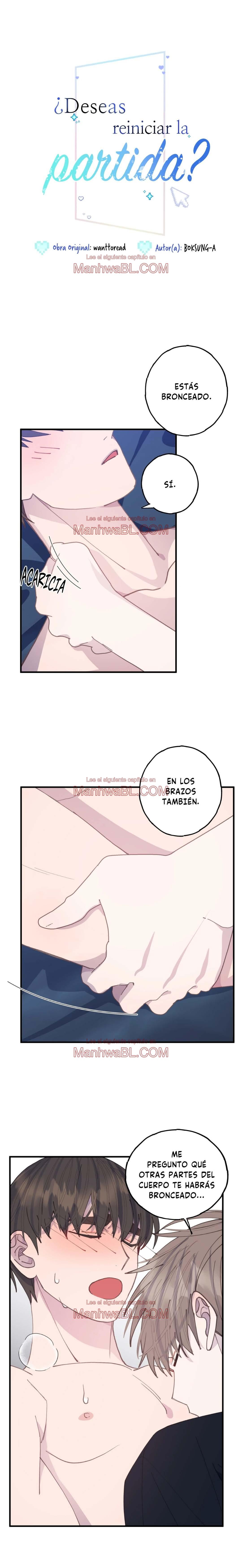 ¿Deseas reiniciar la partida? - Capítulo 30 manhwa