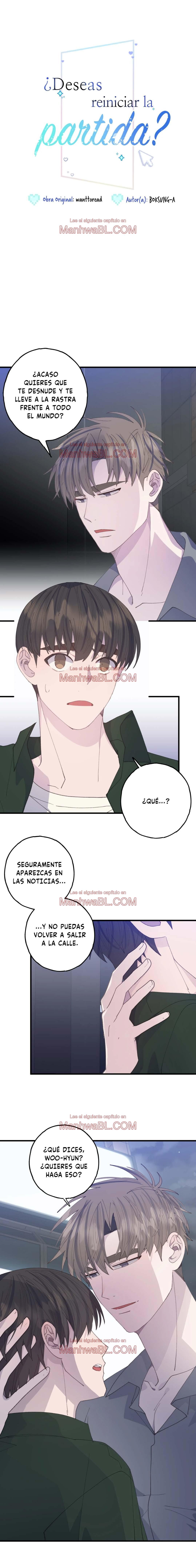 ¿Deseas reiniciar la partida? - Capítulo 28 manhwa