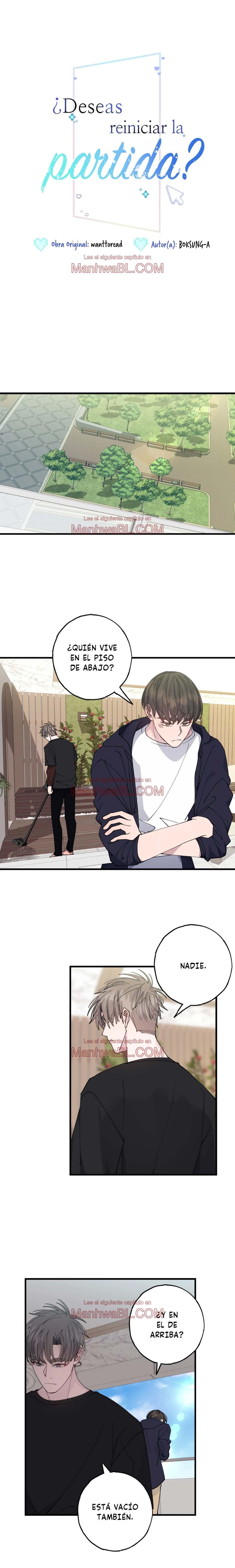 ¿Deseas reiniciar la partida? - Capítulo 34 manhwa