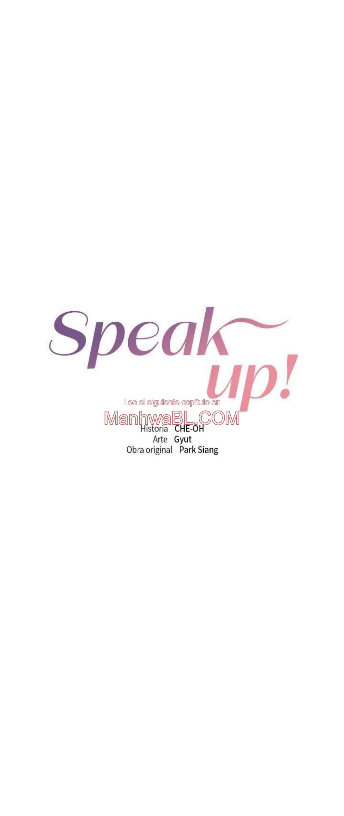 Speak Up! - Capítulo 4 manhwa
