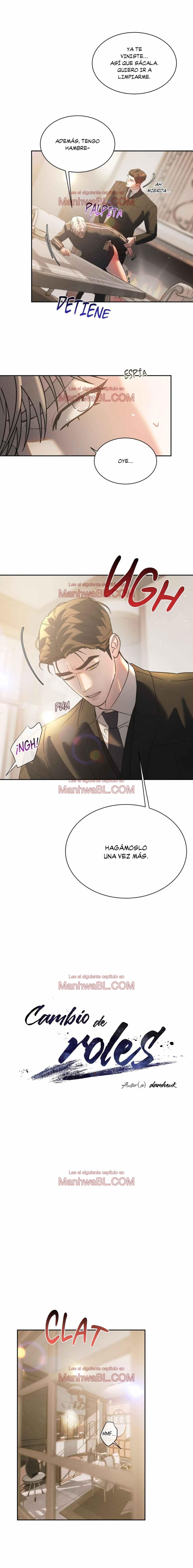 Cambio de roles - Capítulo 34 manhwa