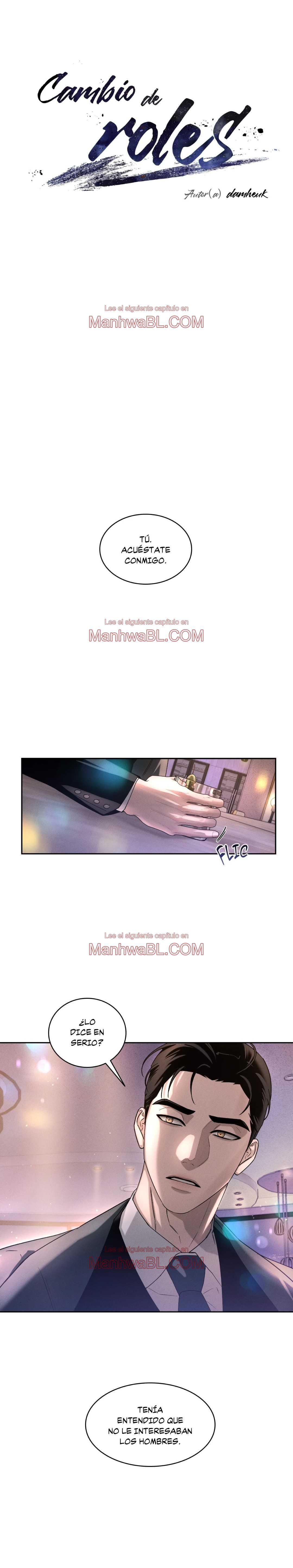 Cambio de roles - Capítulo 2 manhwa