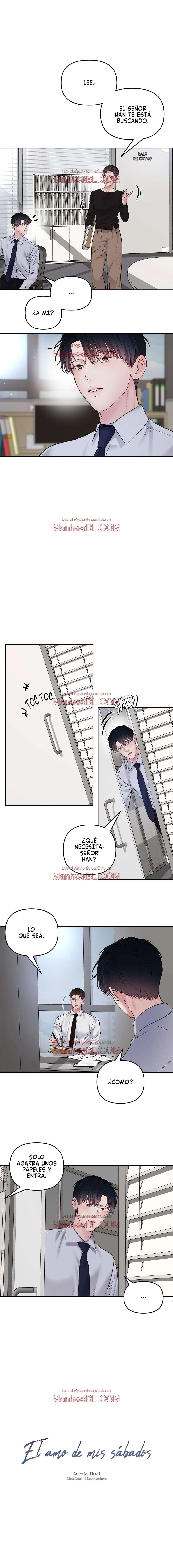 El amo de mis sábados - Capítulo 34 manhwa