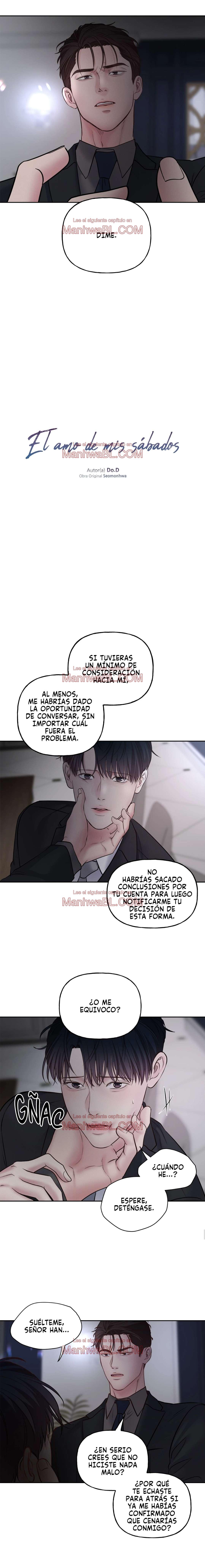 El amo de mis sábados - Capítulo 37 manhwa