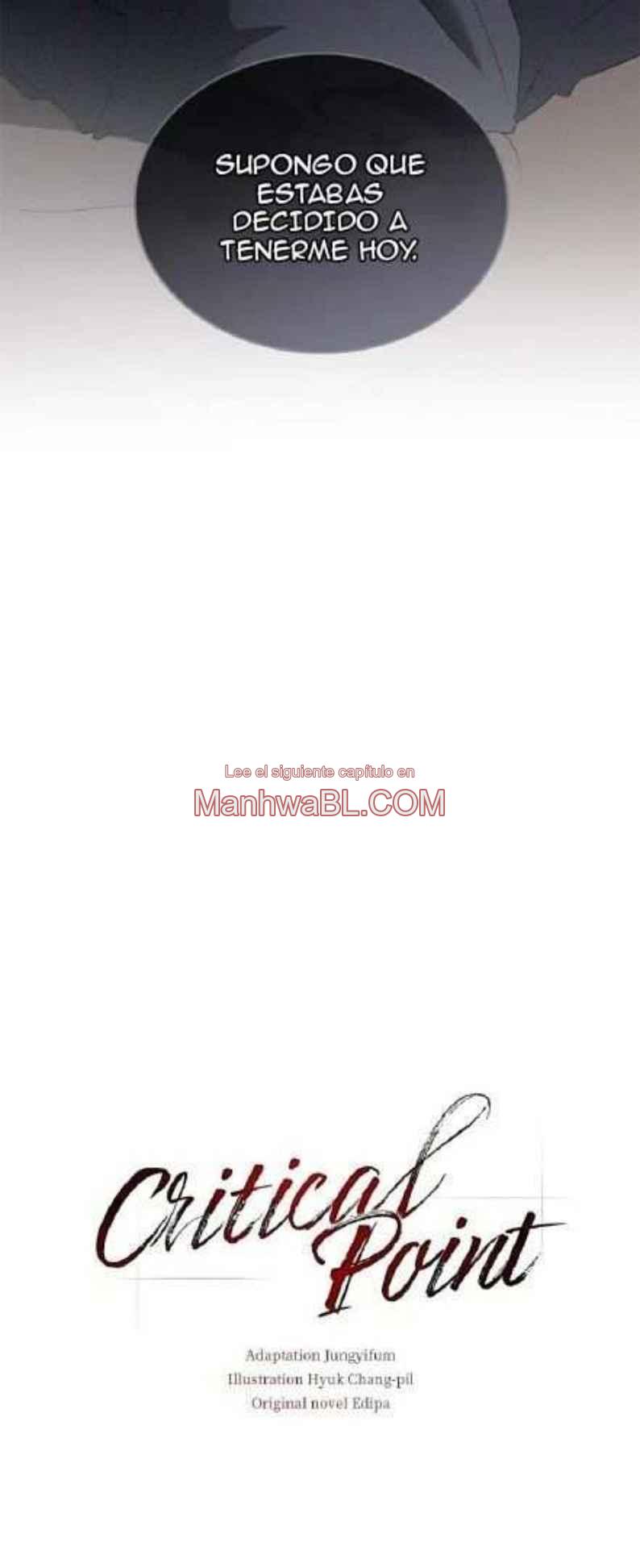 Punto crítico - Capítulo 45 manhwa
