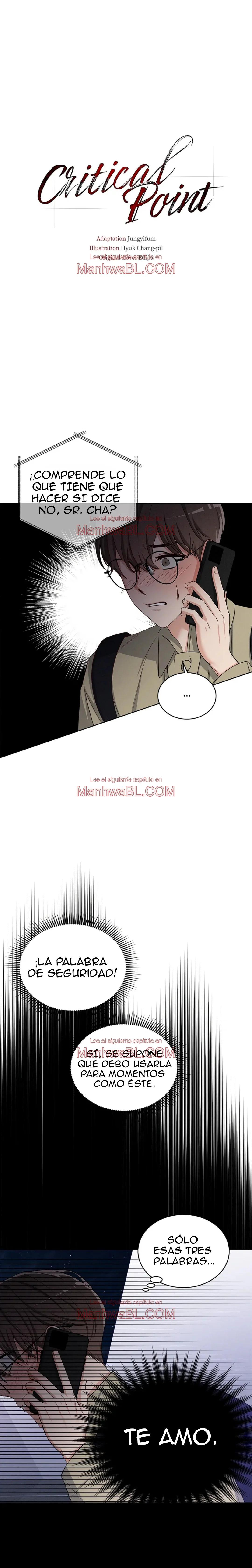 Punto crítico - Capítulo 18 manhwa