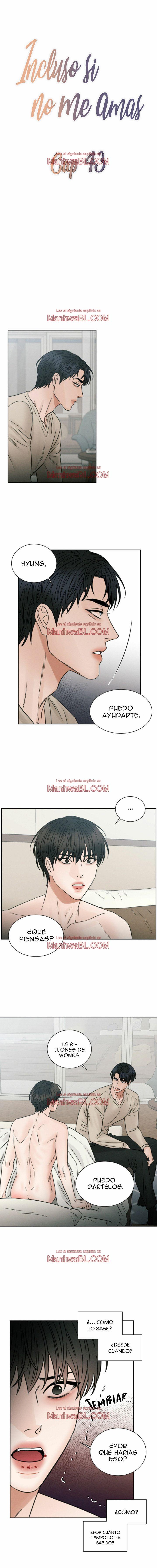 Sin importar el amor - Capítulo 43 manhwa