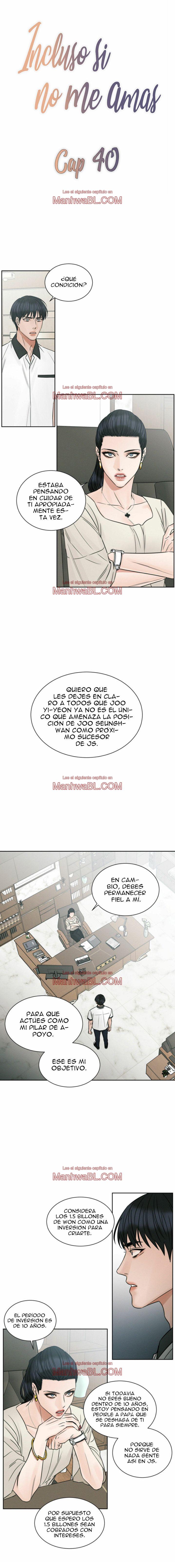 Sin importar el amor - Capítulo 40 manhwa