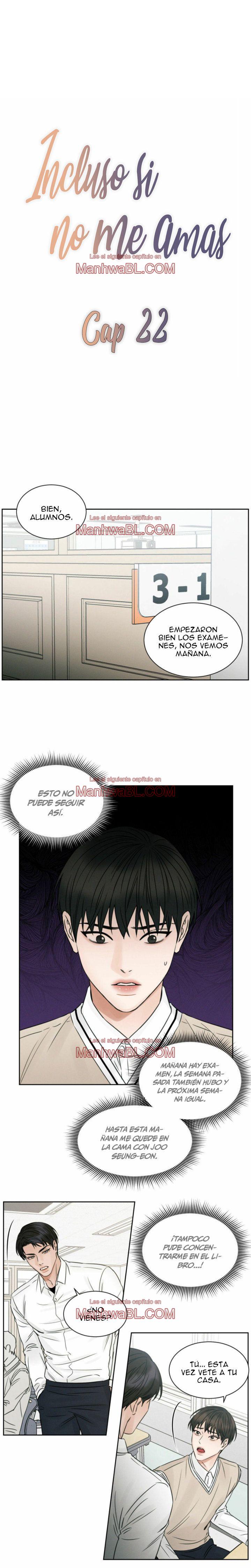 Sin importar el amor - Capítulo 22 manhwa