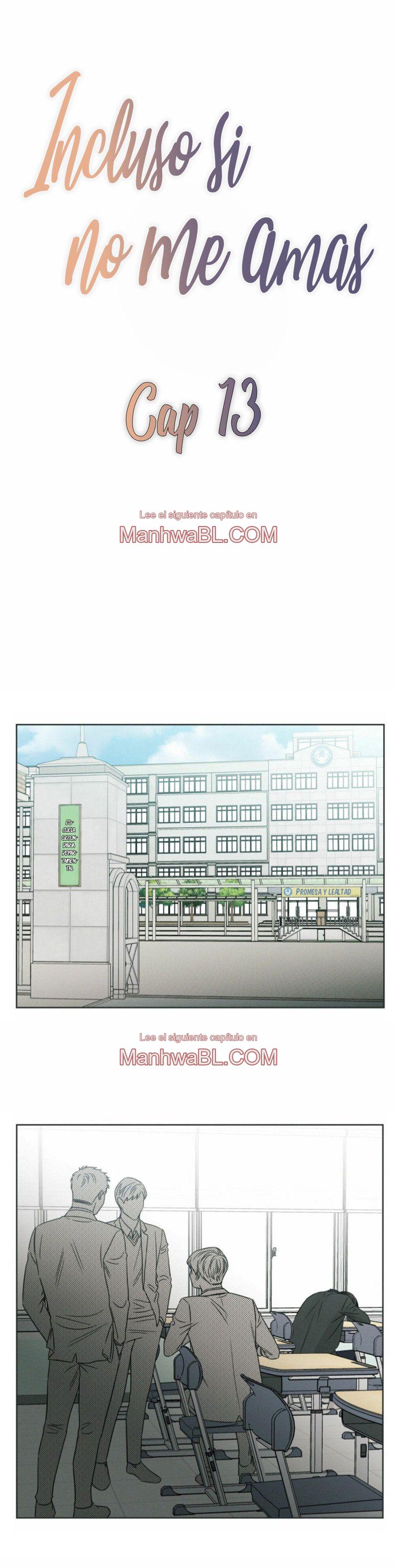Sin importar el amor - Capítulo 13 manhwa