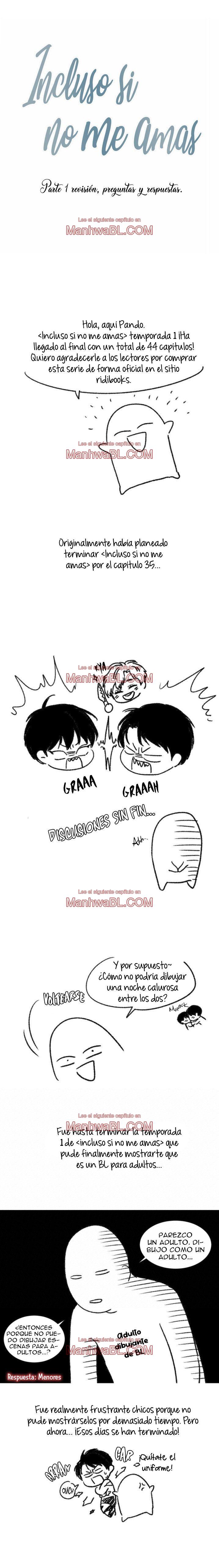 Sin importar el amor - Capítulo 44.1 manhwa