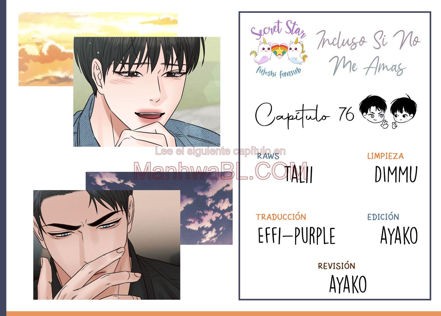 Sin importar el amor - Capítulo 76 manhwa