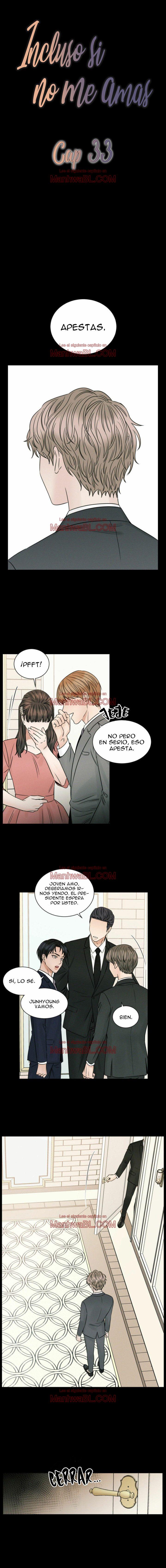 Sin importar el amor - Capítulo 33 manhwa