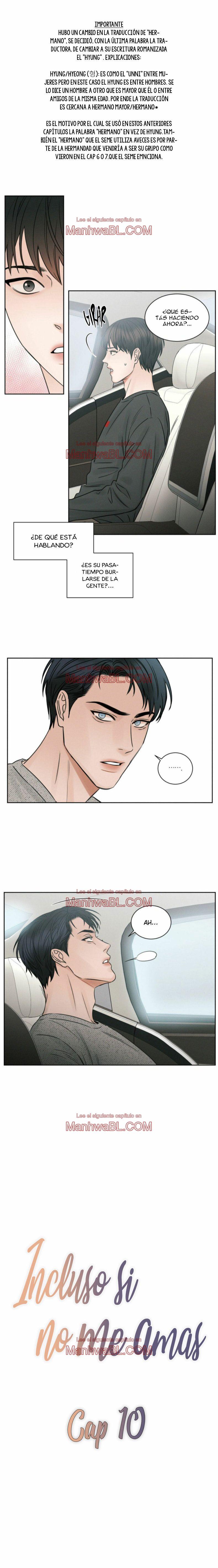 Sin importar el amor - Capítulo 10 manhwa