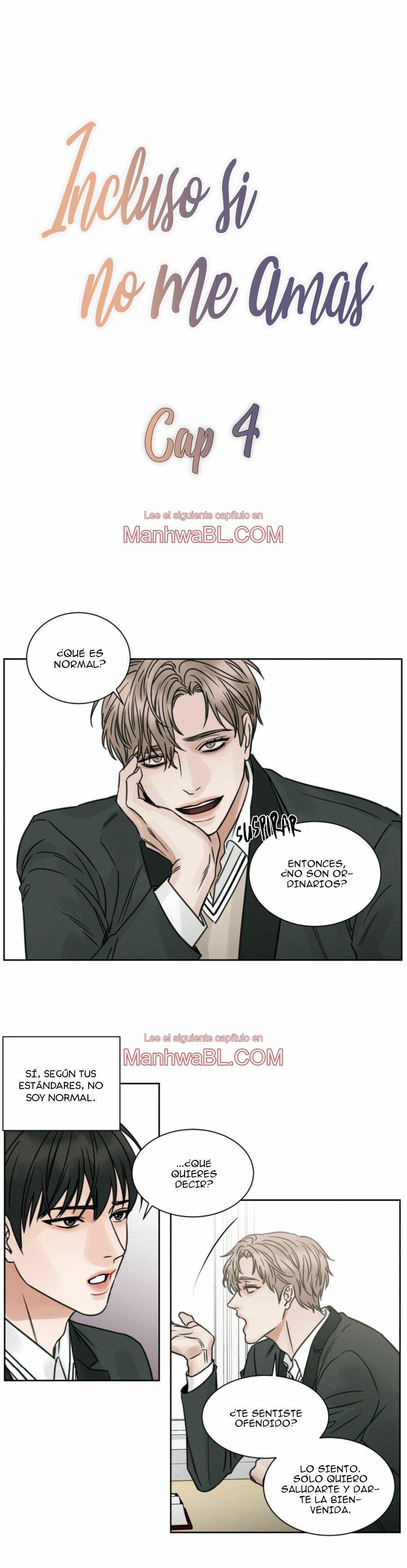 Sin importar el amor - Capítulo 4 manhwa