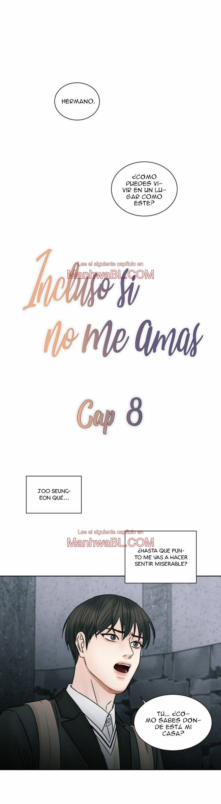 Sin importar el amor - Capítulo 8 manhwa