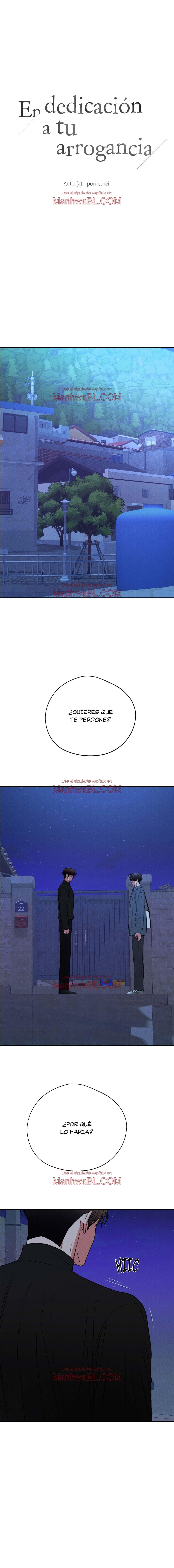 En dedicación a tu arrogancia - Capítulo 72 manhwa