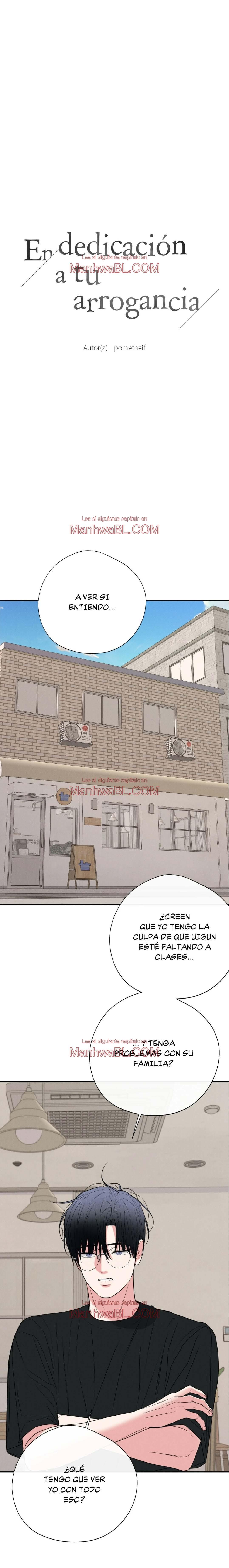 En dedicación a tu arrogancia - Capítulo 74 manhwa
