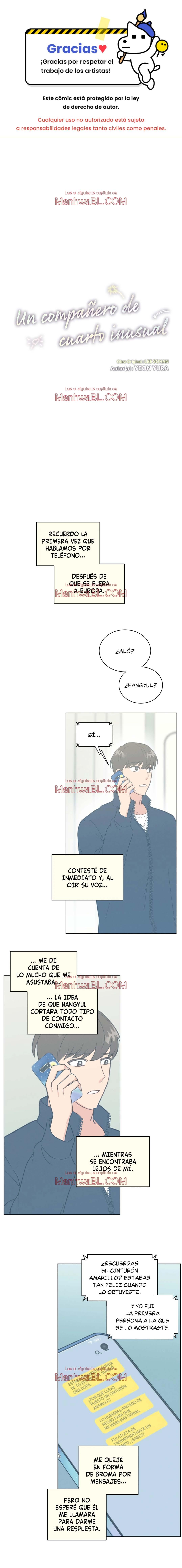 Un compañero de cuarto inusual - Capítulo 45 manhwa